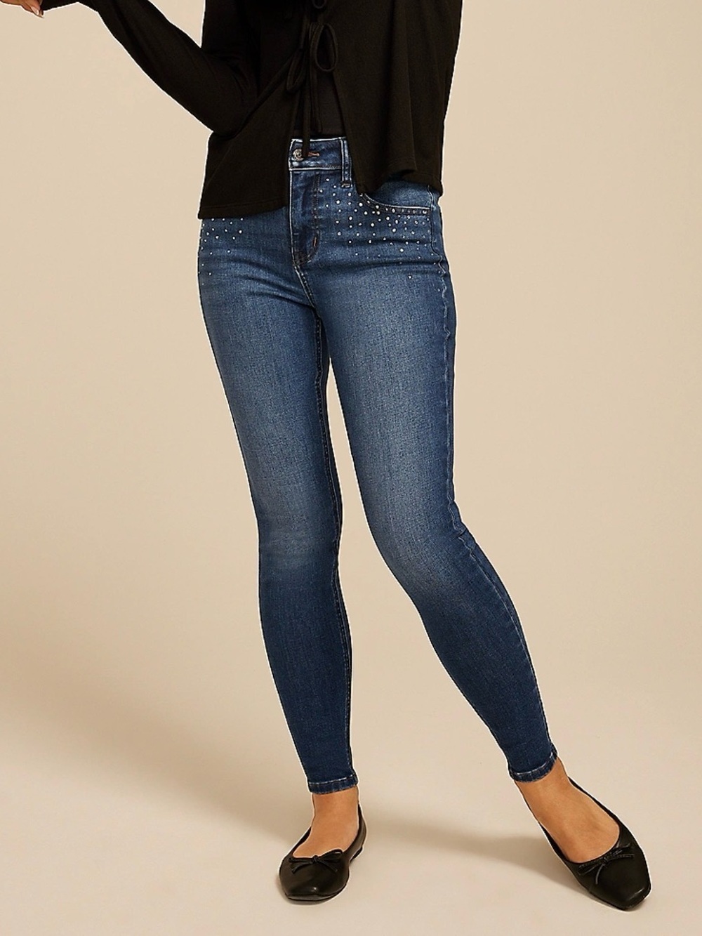 Maurices Cool Comfort Sparkle High Rise Jegging Blue 20w Regular NWT IN PKG